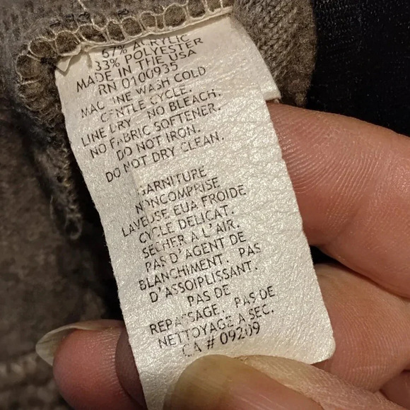 Cleo Women's Brown  and Tan Plush Sleeveless Vest in Size Small - Picture 7 of 10